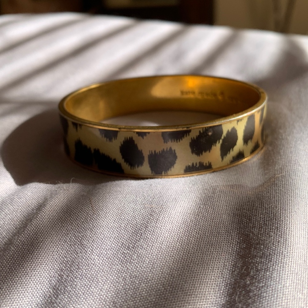 KATE SPADE BRACELET!!! LEOPARD PRINT ENAMEL BANGLE!